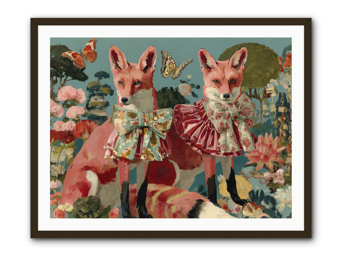 Wandering Muses -- Framed Print - Black 40x30