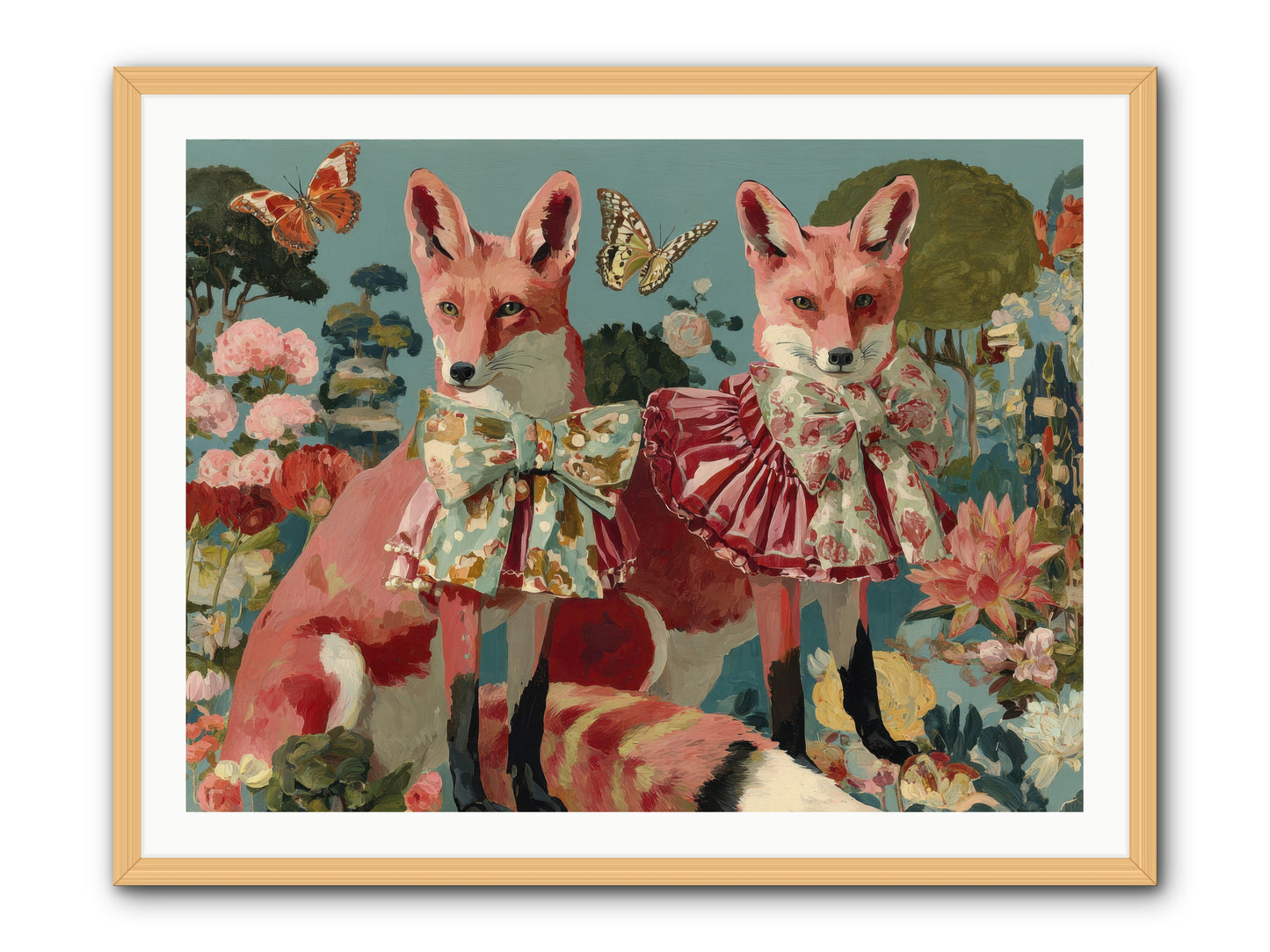 Wandering Muses -- Framed Print - Natural 40x30