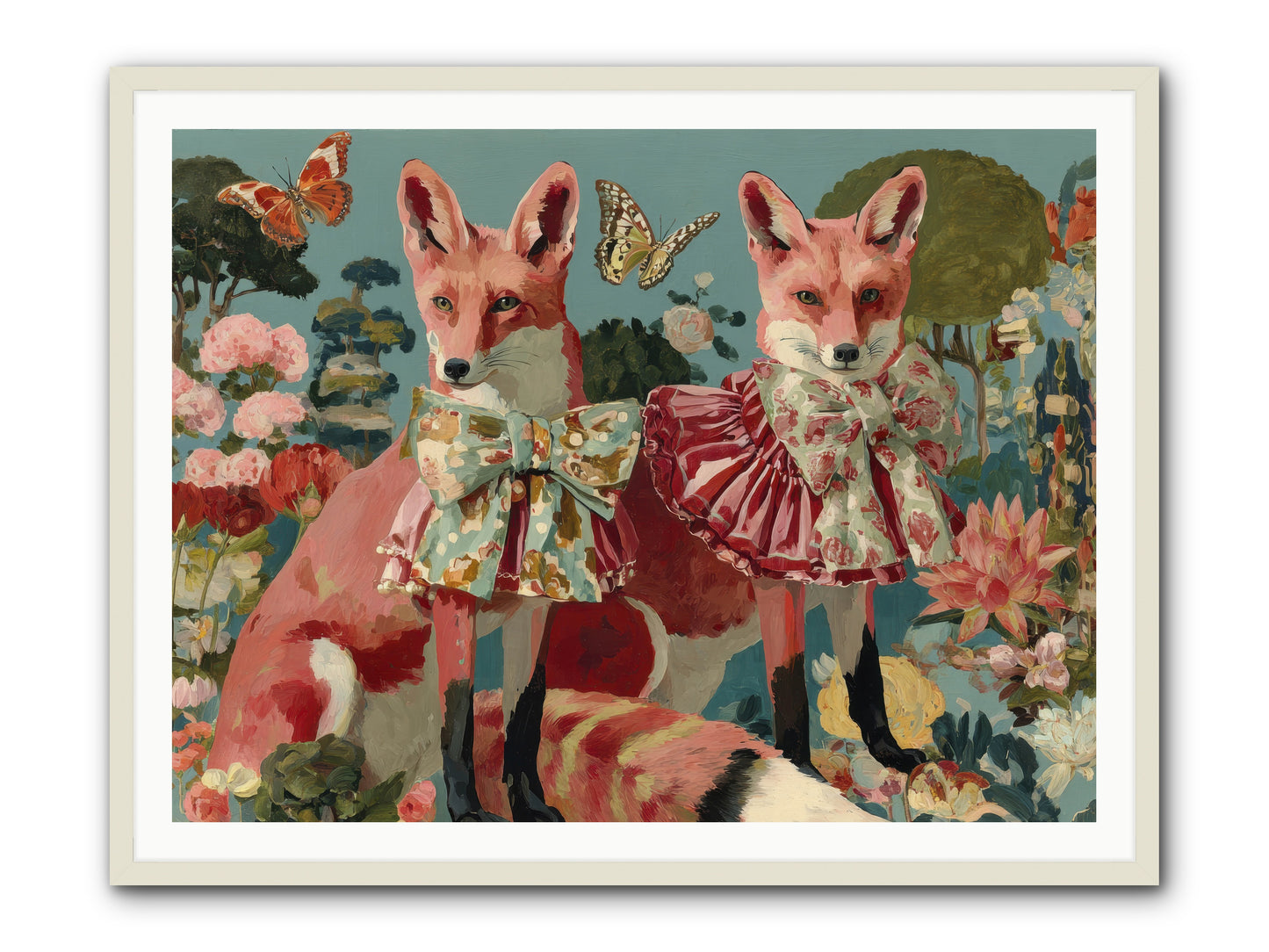 Wandering Muses -- Framed Print - White 48x36