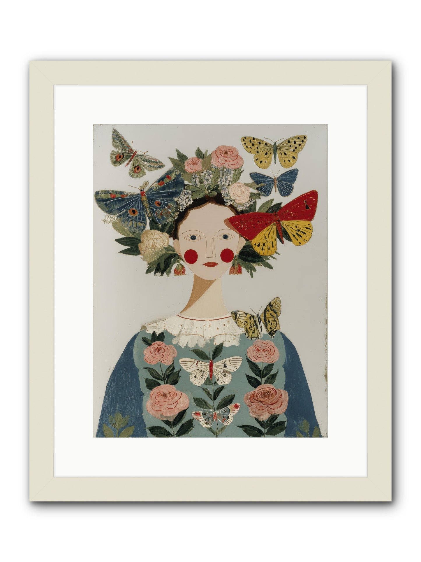 Wandering Season -- Framed Print - White 12x16