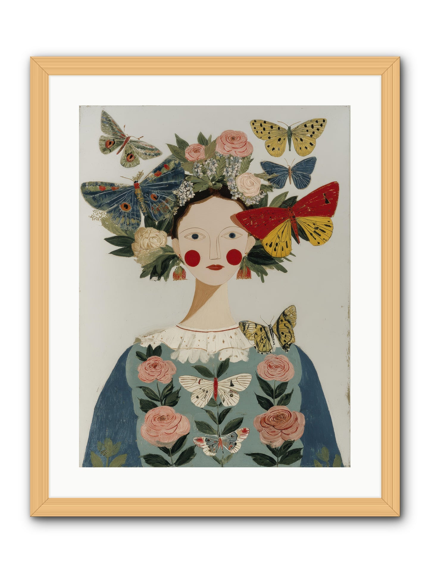 Wandering Season -- Framed Print - Natural 18x24
