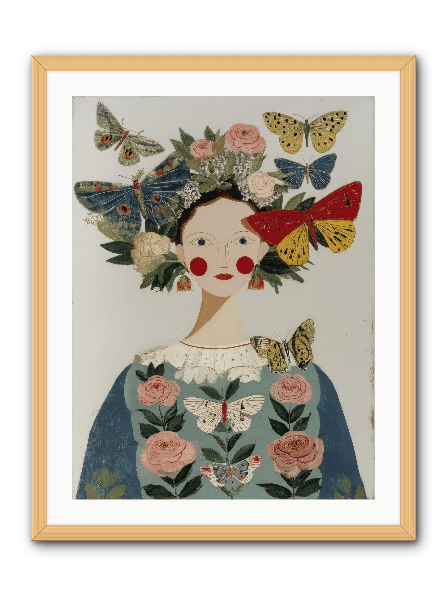 Wandering Season -- Framed Print - Natural 24x32