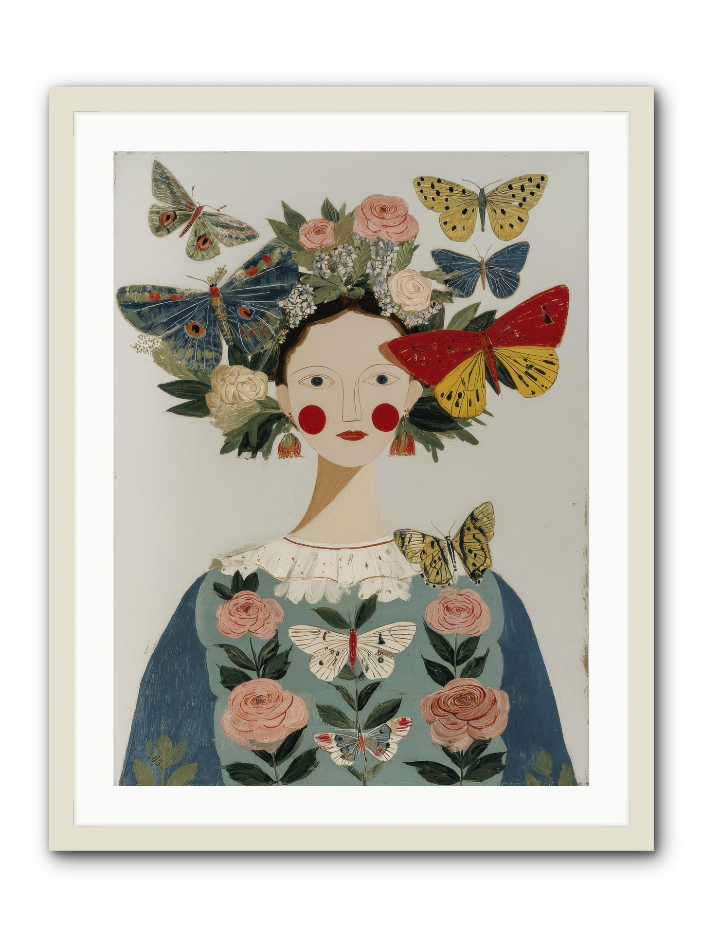 Wandering Season -- Framed Print - White 24x32