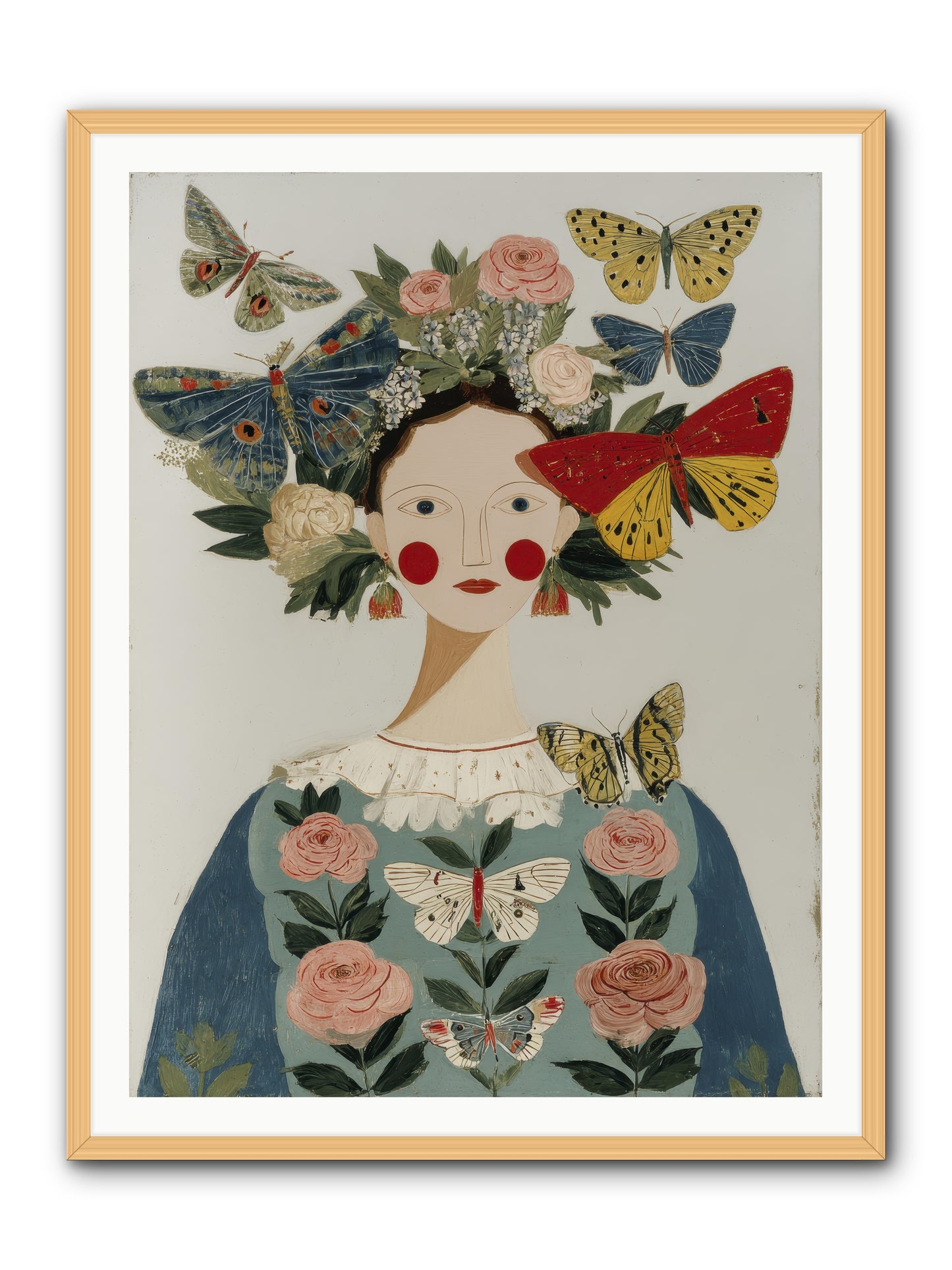 Wandering Season -- Framed Print - Natural 36x48