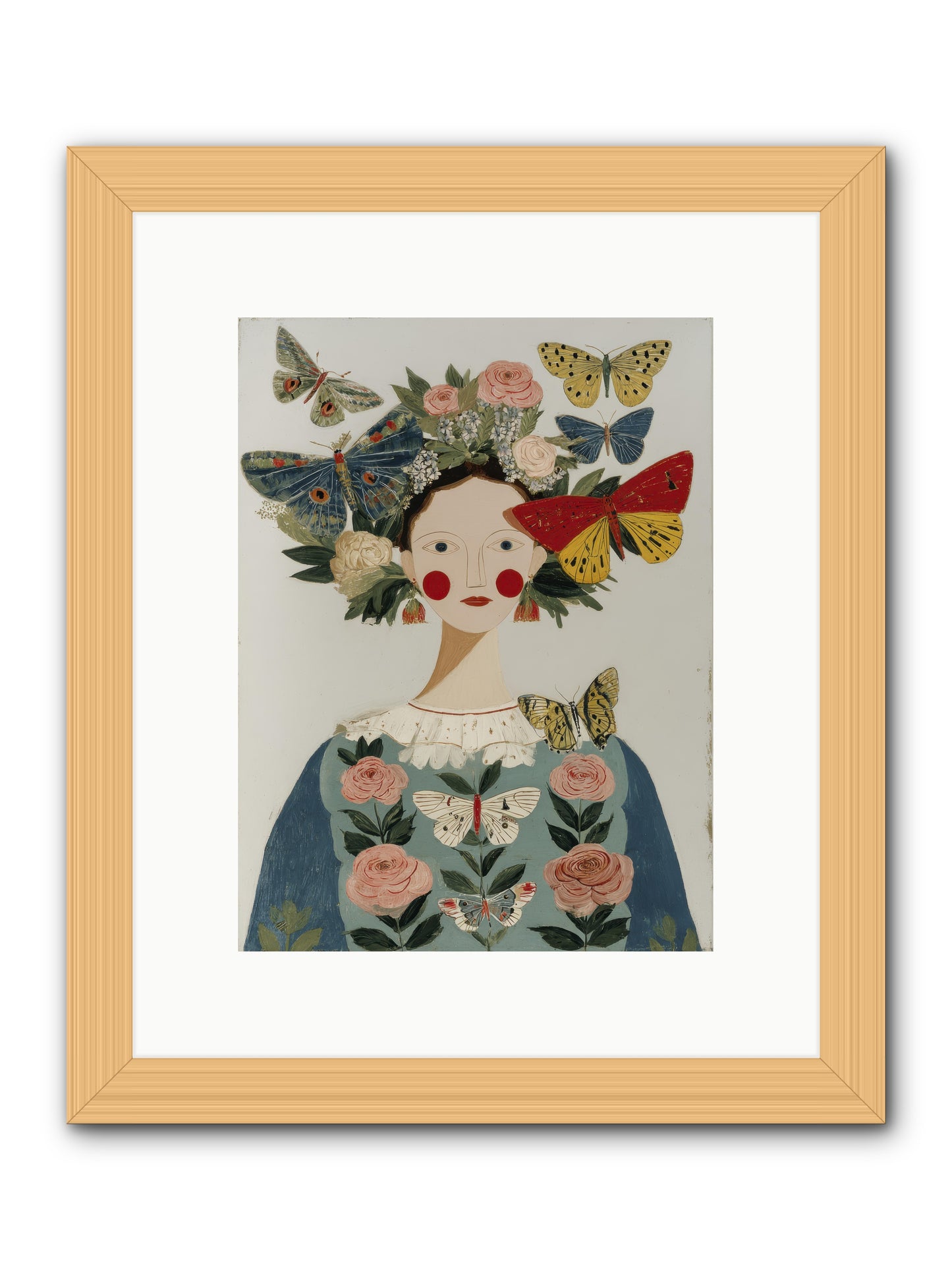 Wandering Season -- Framed Print - Natural 9x12