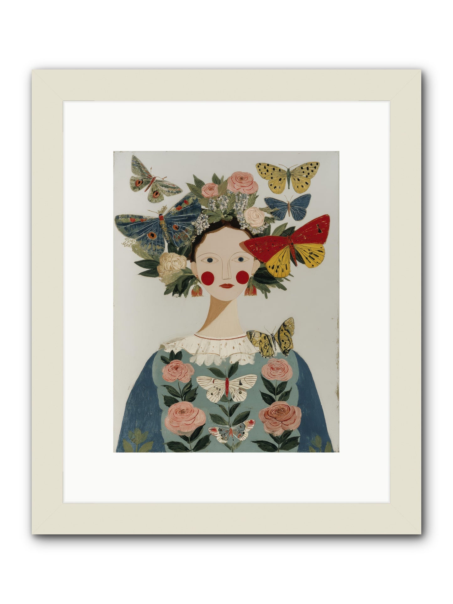 Wandering Season -- Framed Print - White 9x12