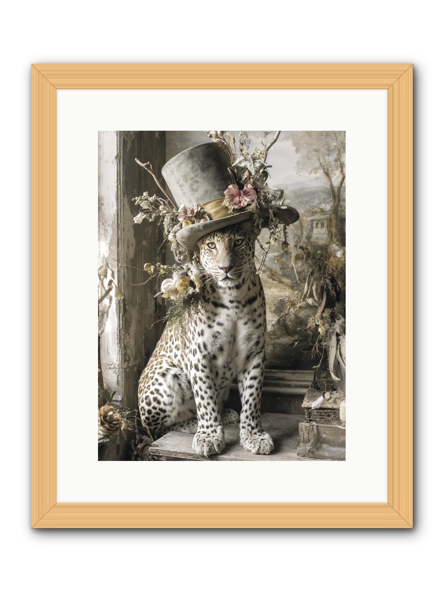 Wanderlust -- Framed Print - Natural 12x16