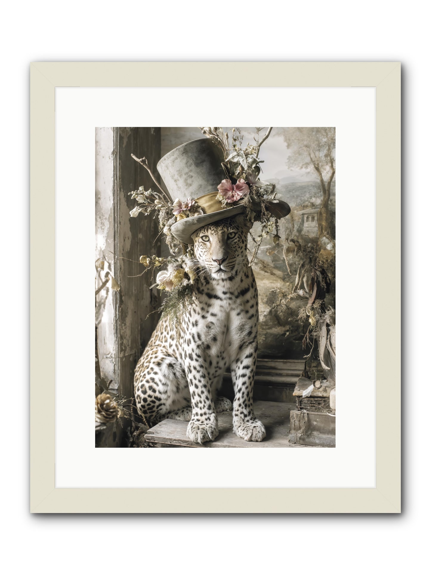 Wanderlust -- Framed Print - White 12x16
