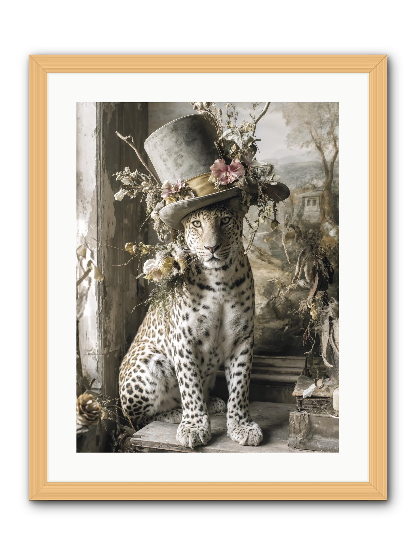 Wanderlust -- Framed Print - Natural 18x24