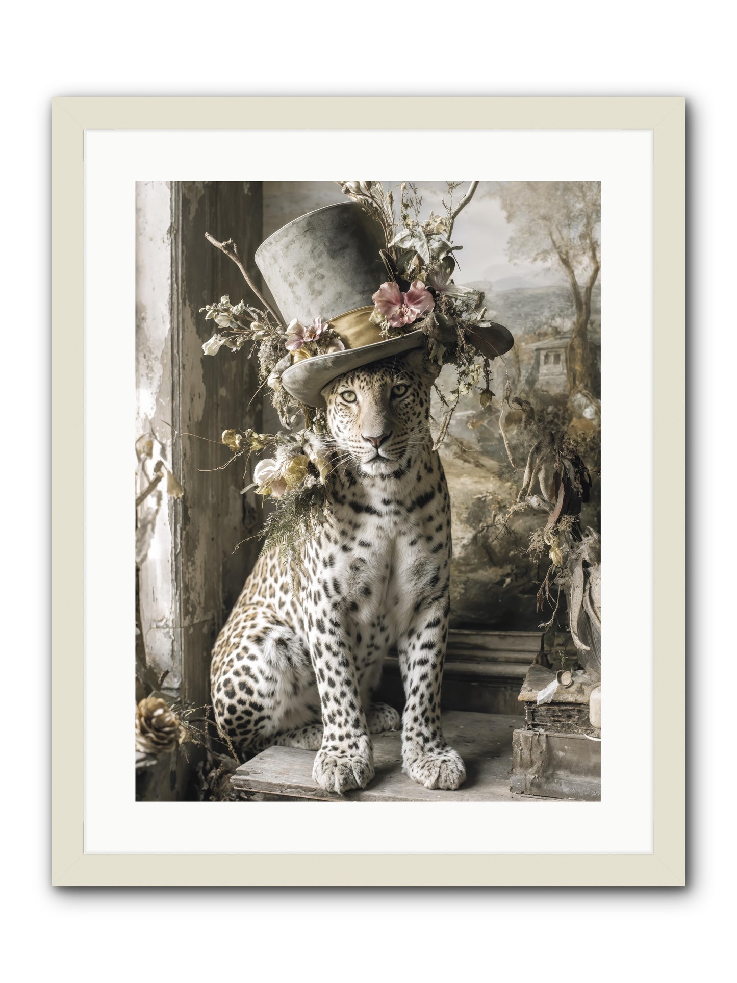 Wanderlust -- Framed Print - White 18x24