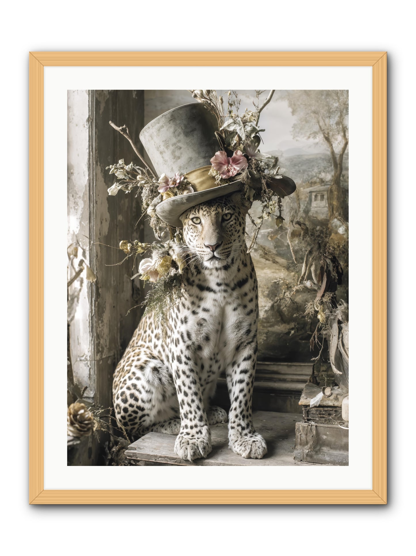Wanderlust -- Framed Print - Natural 24x32