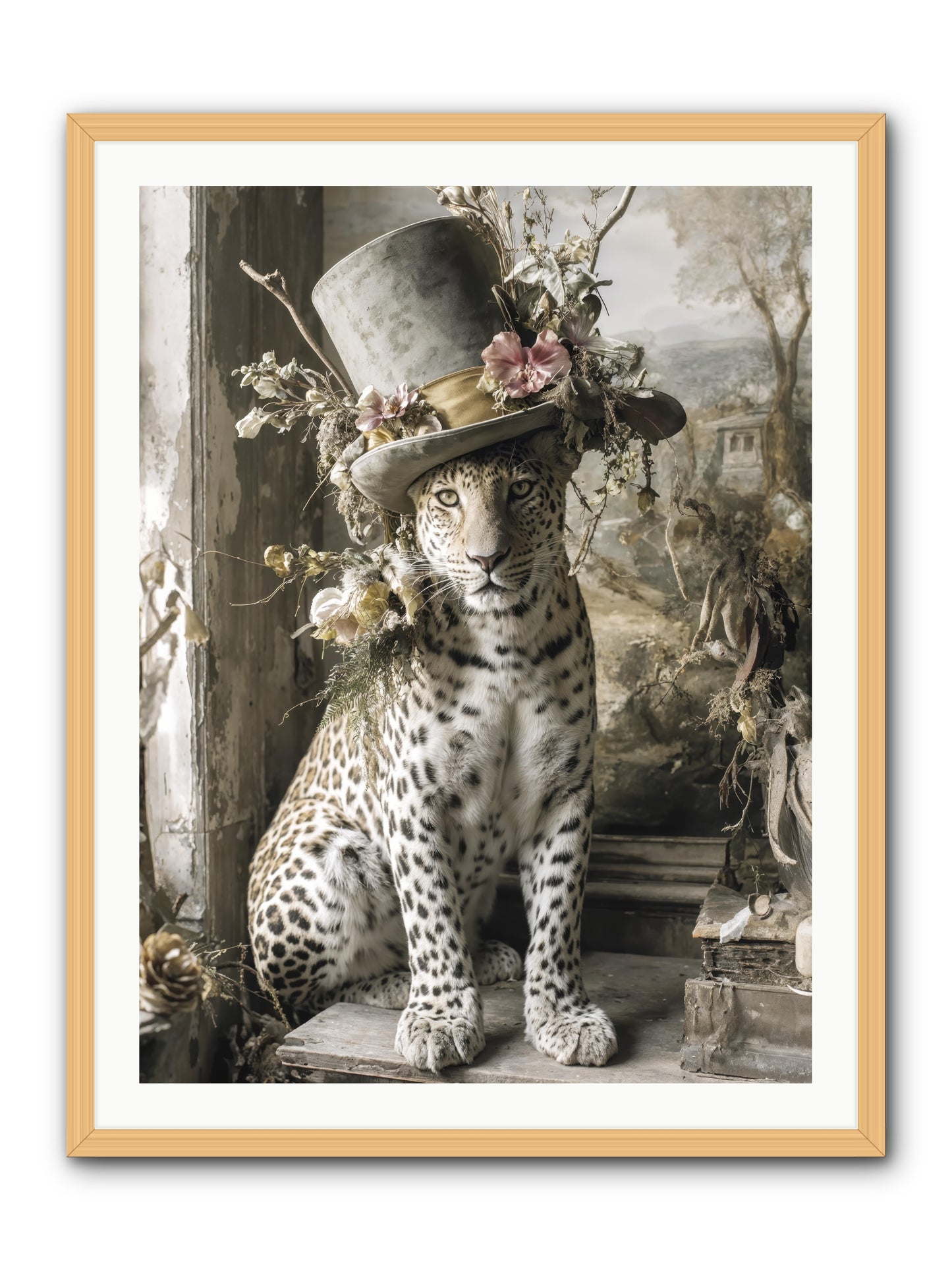 Wanderlust -- Framed Print - Natural 30x40