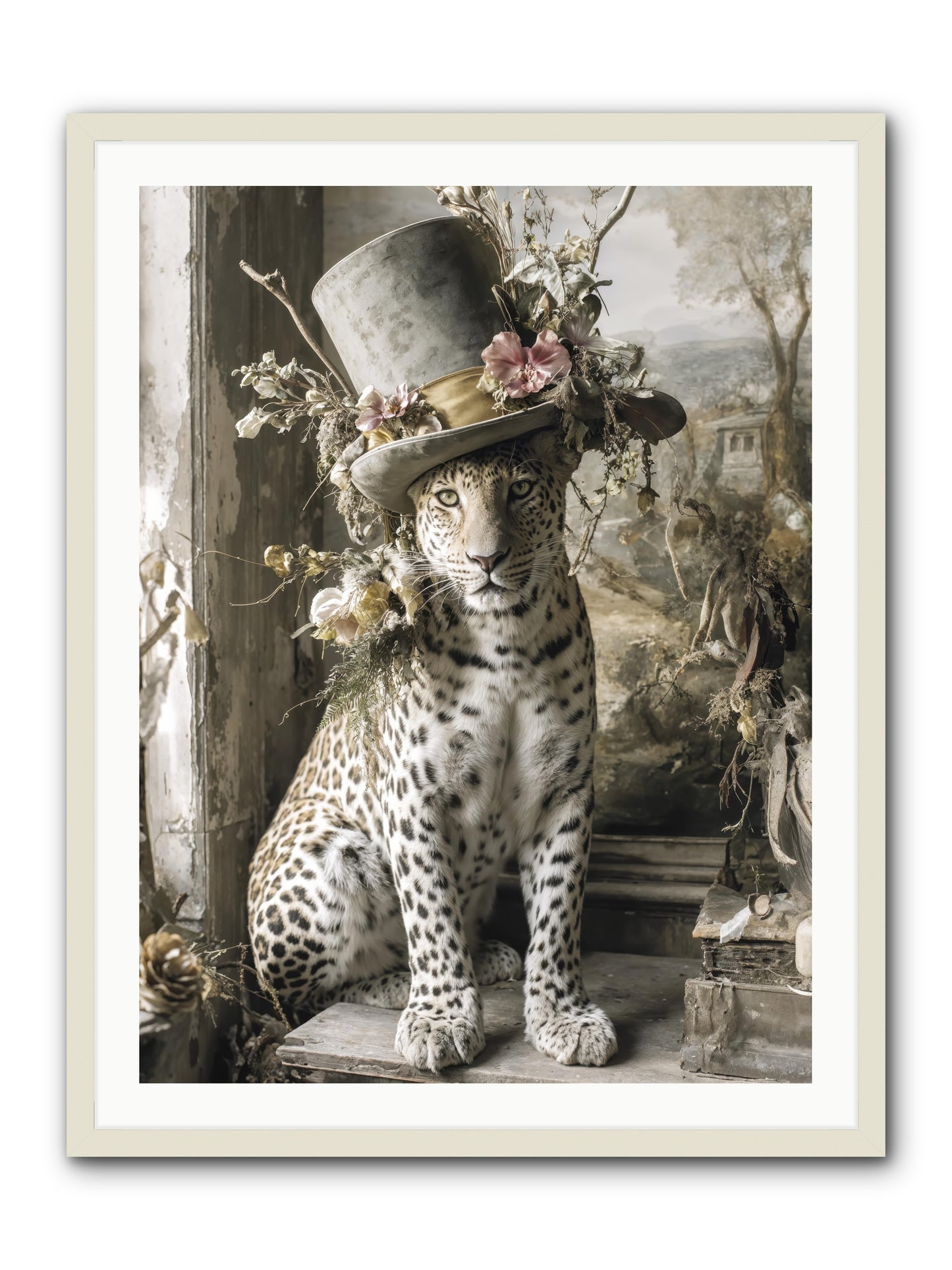 Wanderlust -- Framed Print - White 30x40