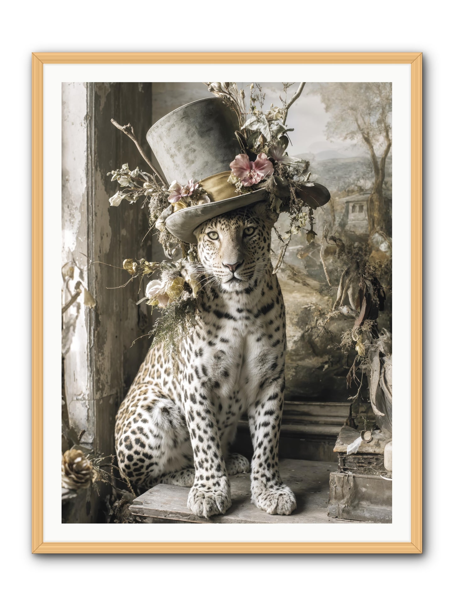 Wanderlust -- Framed Print - Natural 36x48