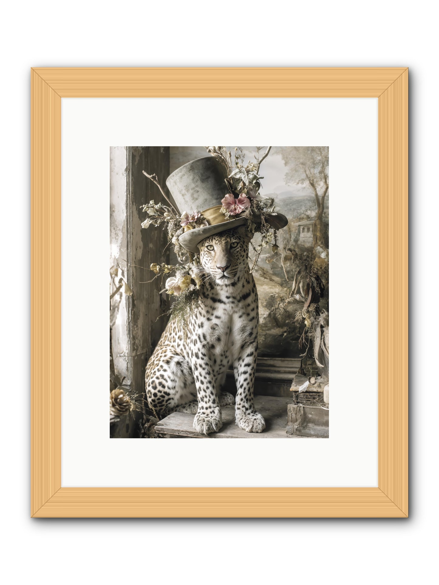 Wanderlust -- Framed Print - Natural 9x12