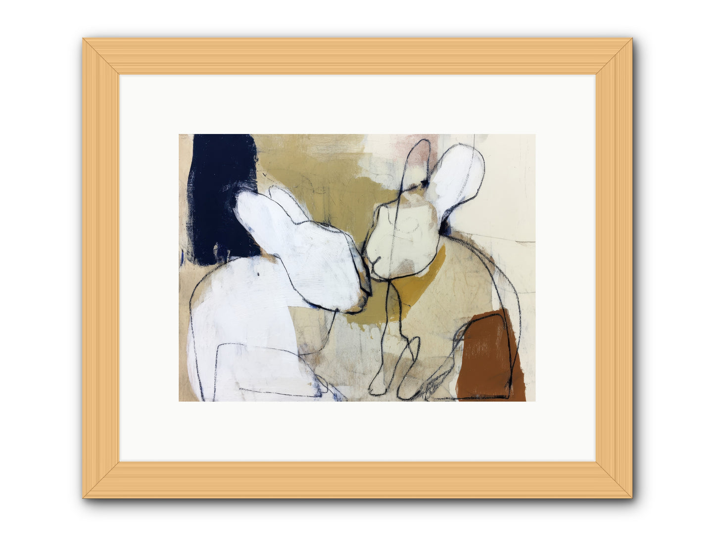 Wanderlust Waltz -- Framed Print - Natural 12x9