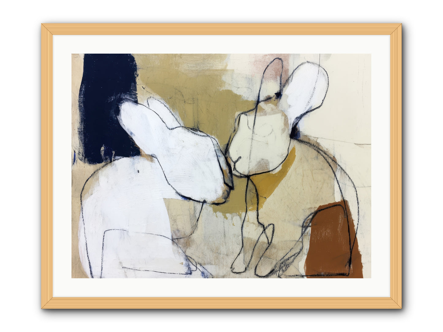 Wanderlust Waltz -- Framed Print - Natural 32x24