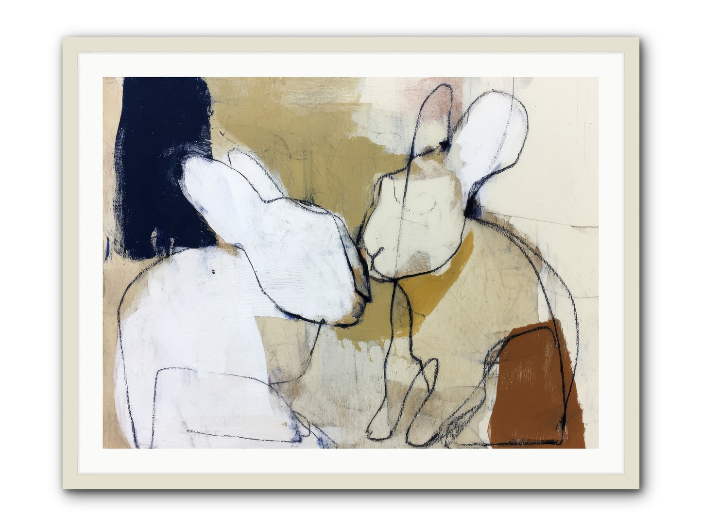 Wanderlust Waltz -- Framed Print - White 40x30