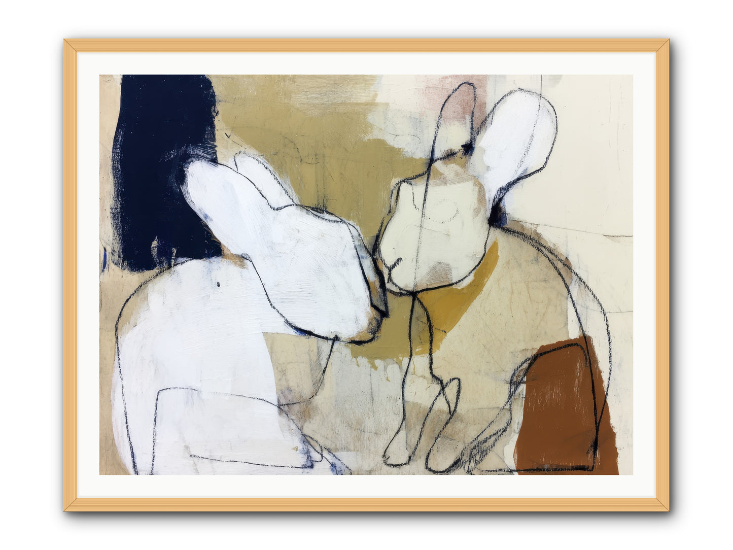 Wanderlust Waltz -- Framed Print - Natural 48x36