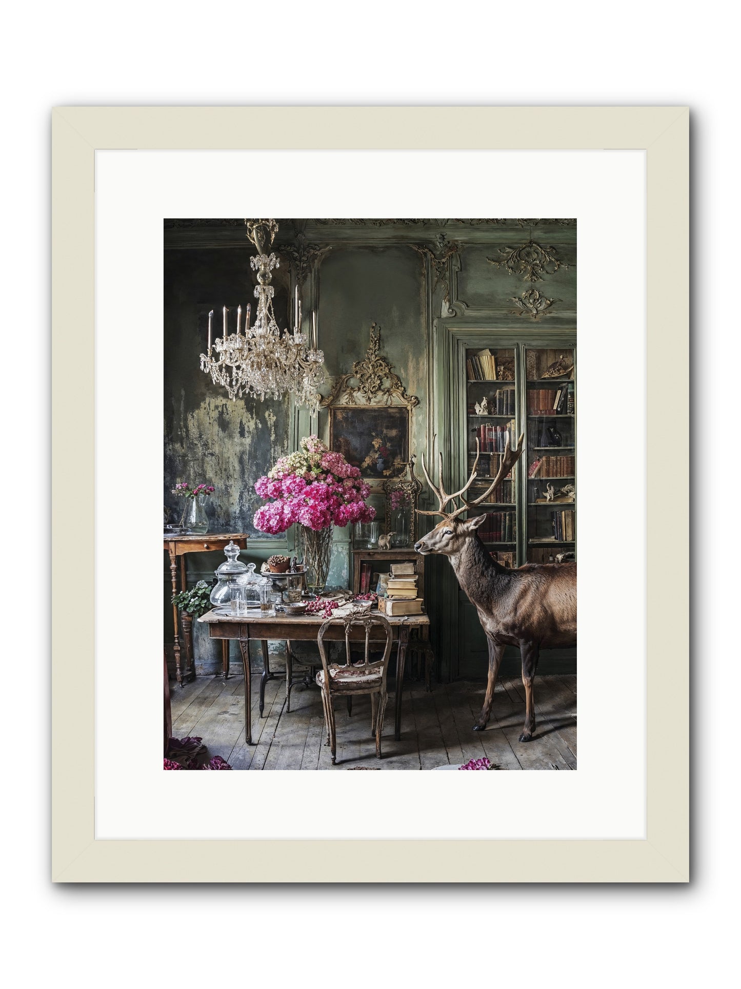Wanderlust Wins -- Framed Print - White 12x16