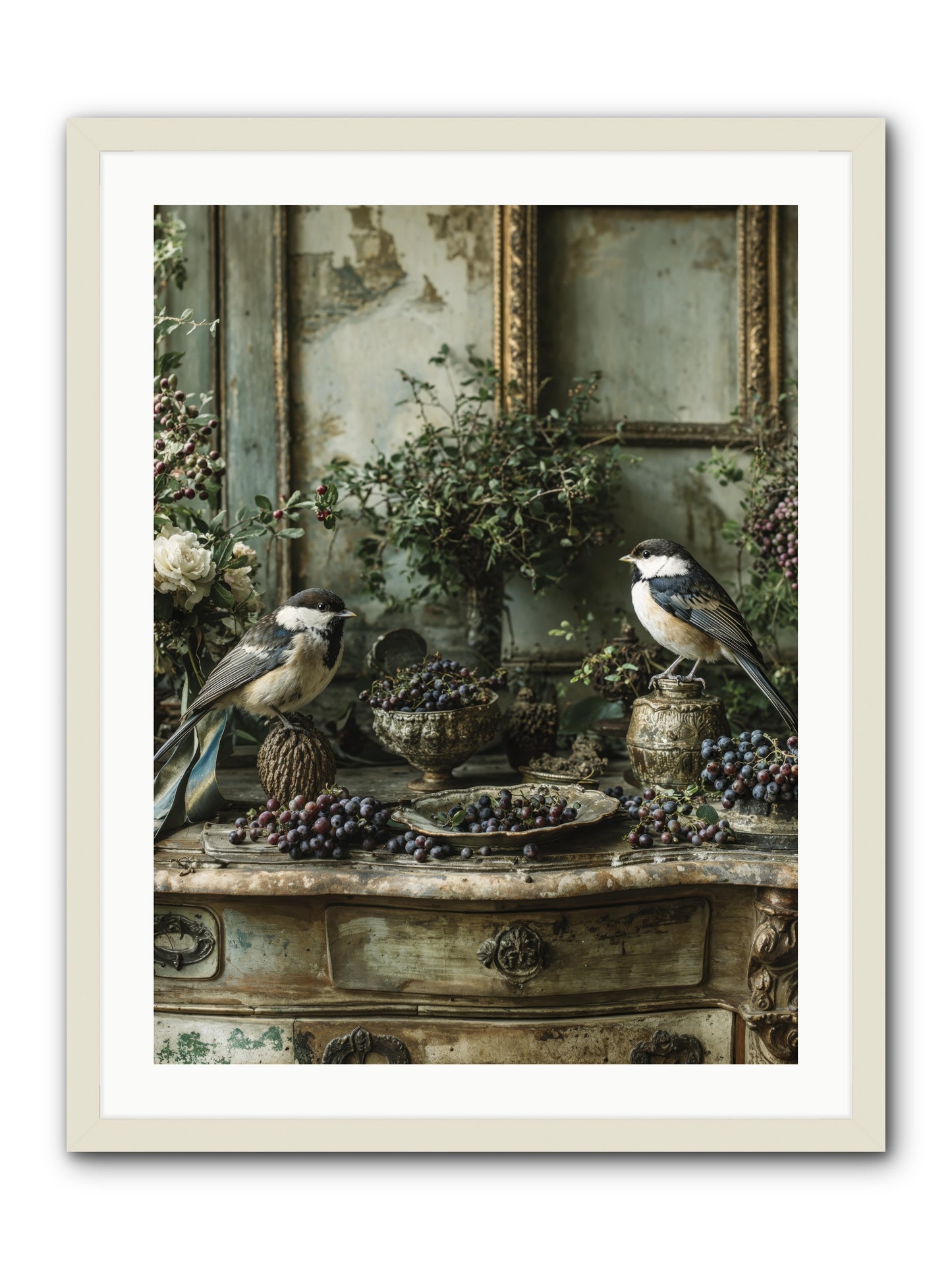 Wandersoul -- Framed Print - White 24x32