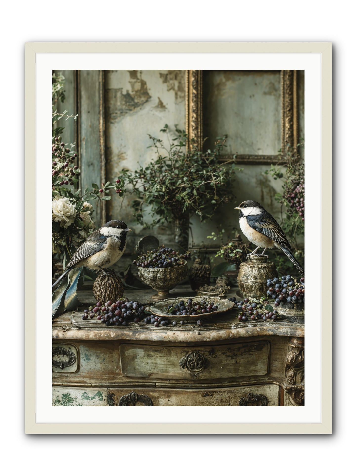 Wandersoul -- Framed Print - White 30x40