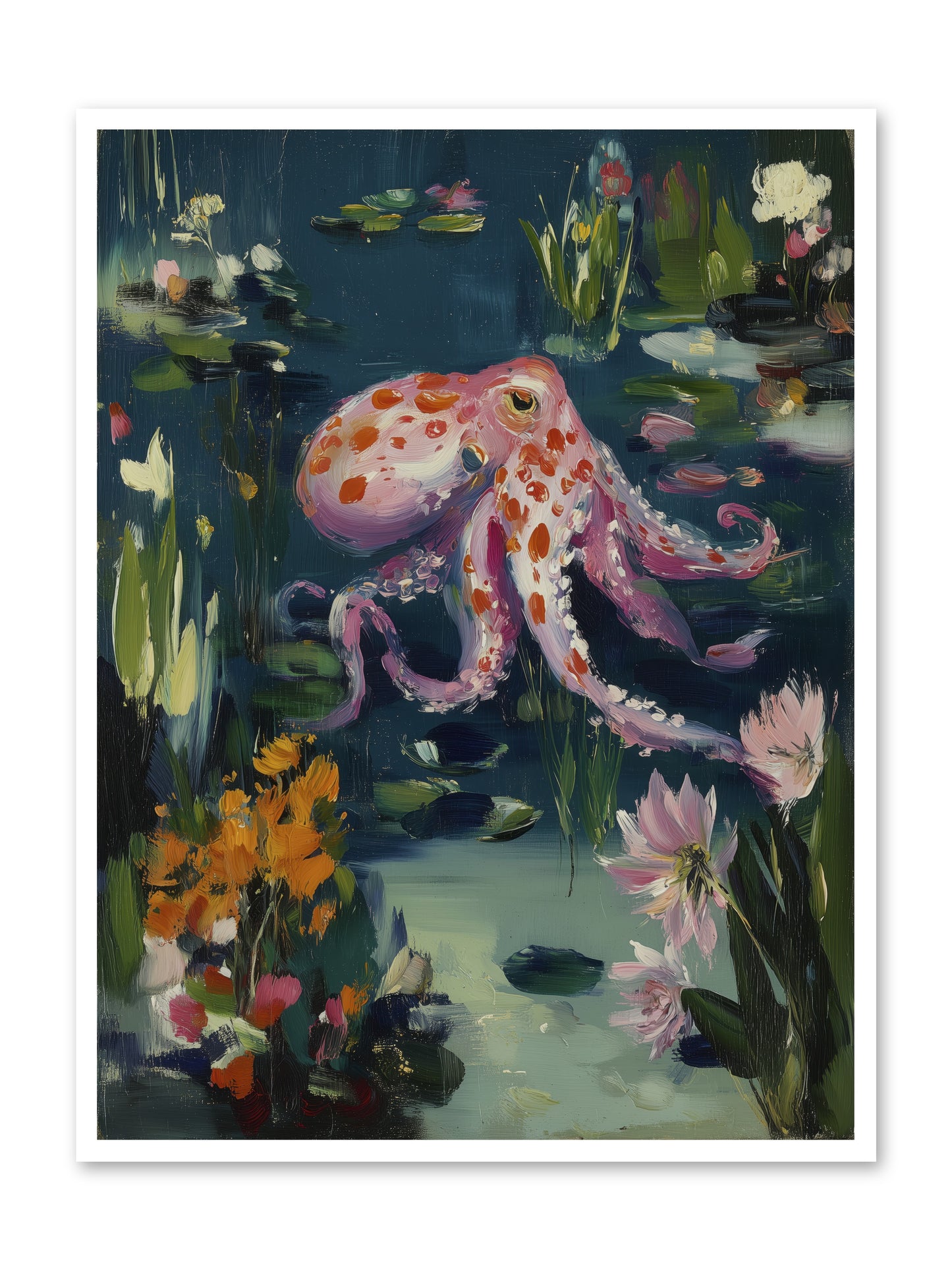 Water Castles -- Loose Canvas Print 36x48