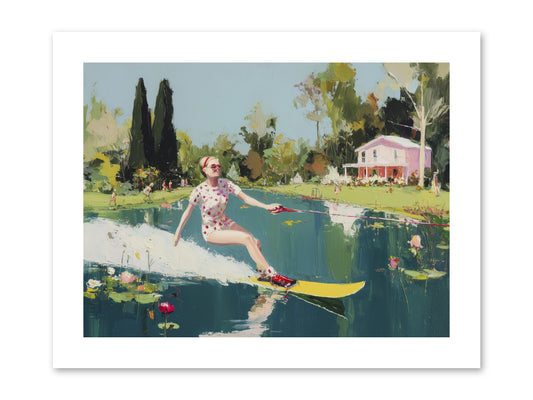 Water Rush -- Paper Print 12x9