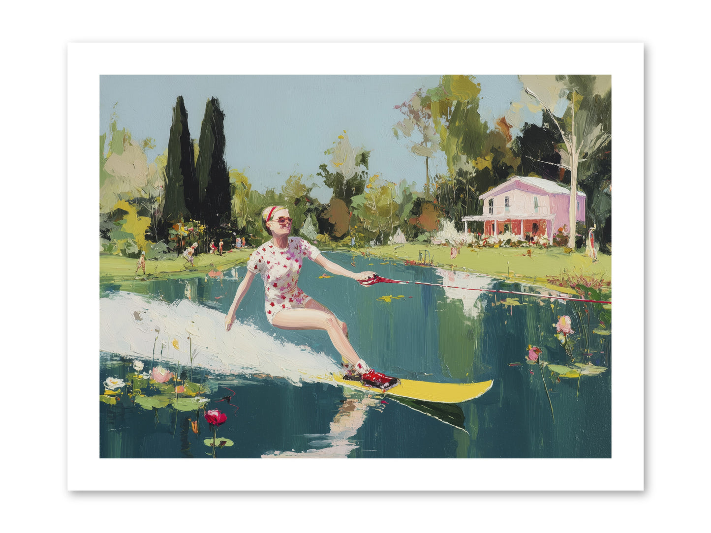 Water Rush -- Loose Canvas Print 16x12