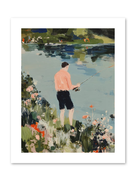 Waterfront Wisdom -- Paper Print 9x12