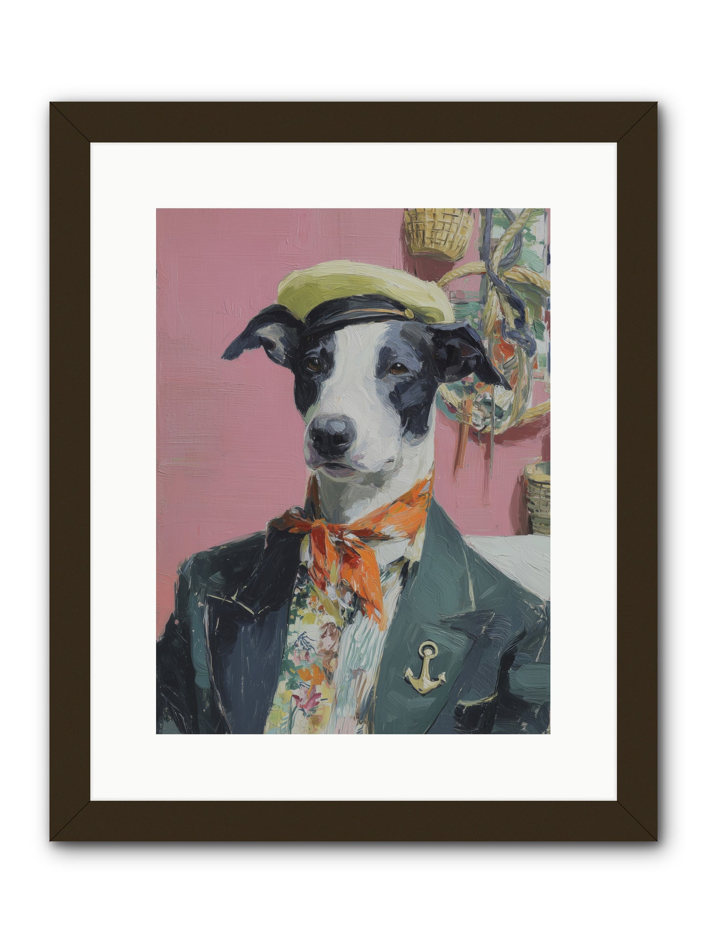 Waterfront's Yearning -- Framed Print - Black 12x16