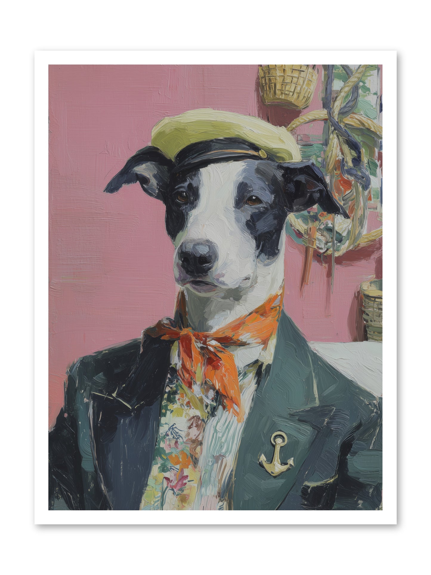 Waterfront's Yearning -- Loose Canvas Print 24x32