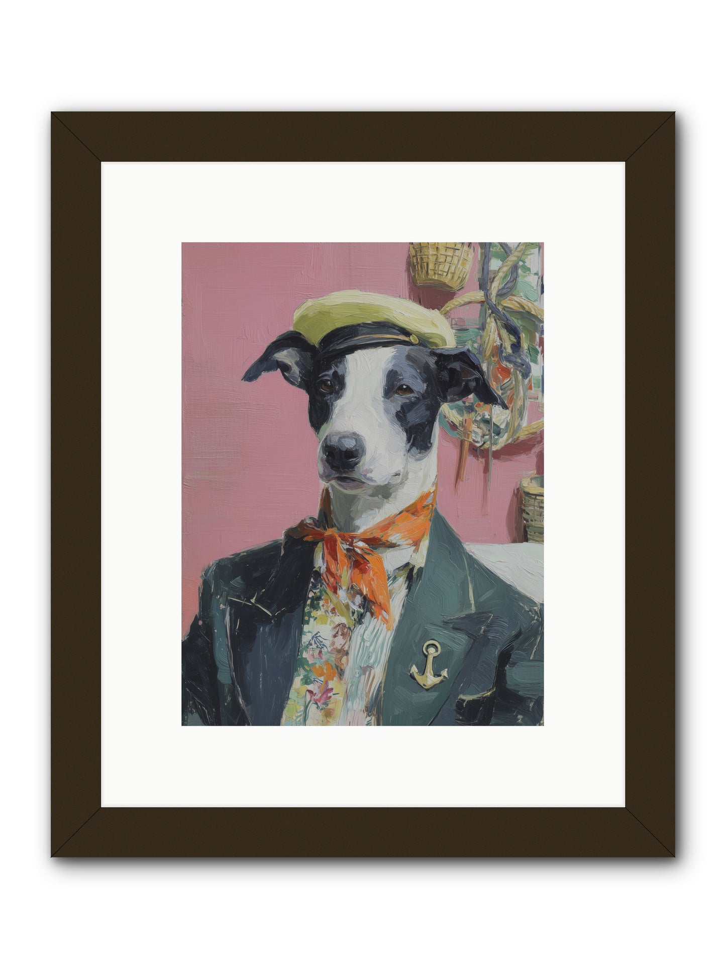 Waterfront's Yearning -- Framed Print - Black 9x12