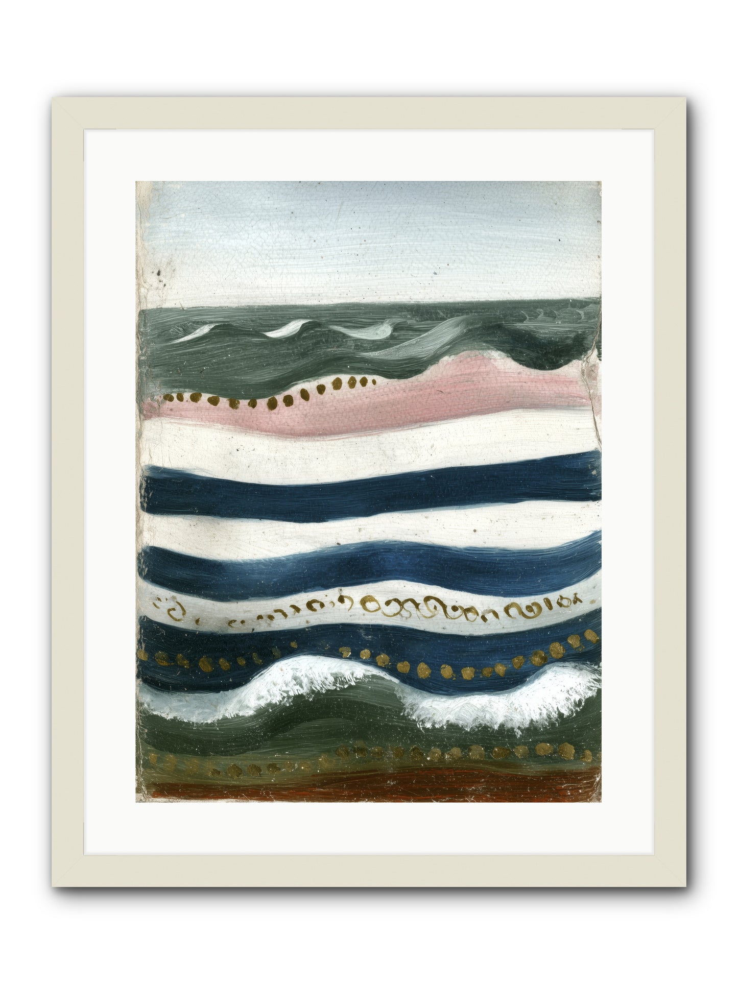 Water's Waltz -- Framed Print - White 18x24