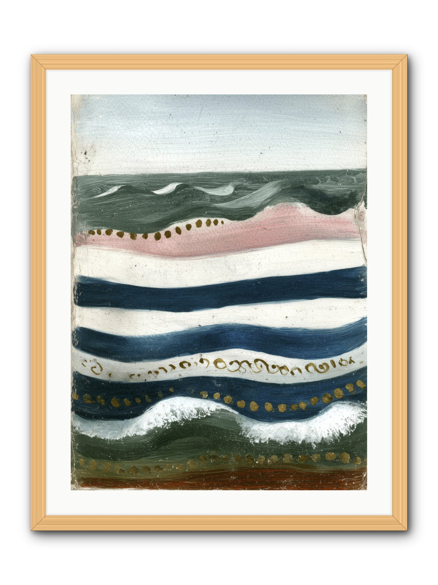 Water's Waltz -- Framed Print - Natural 24x32