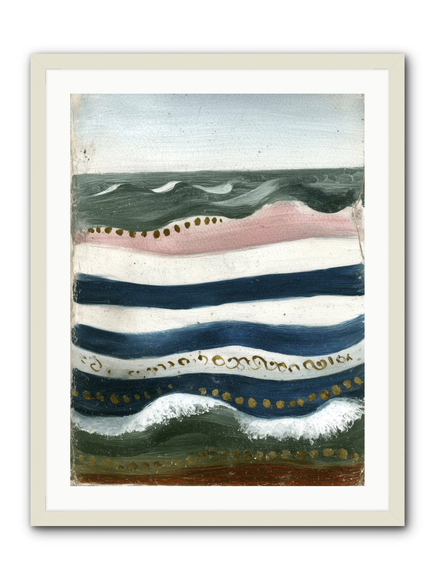 Water's Waltz -- Framed Print - White 24x32