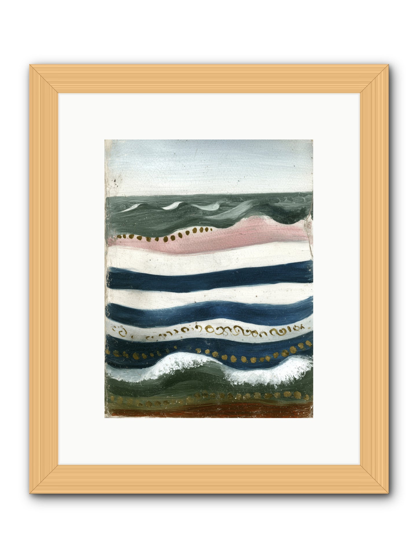 Water's Waltz -- Framed Print - Natural 9x12
