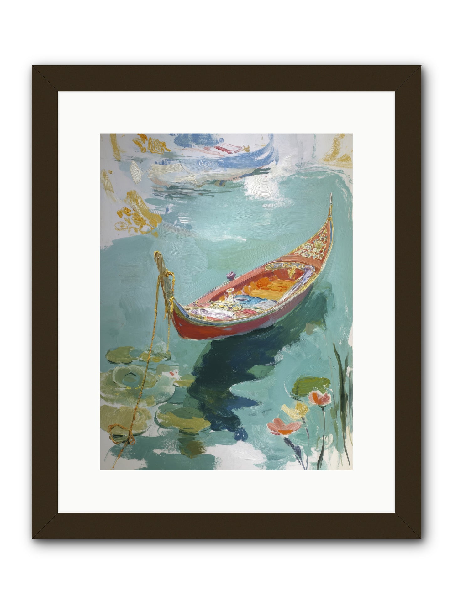 Waterway's Crown Jewel  -- Framed Print - Black 12x16