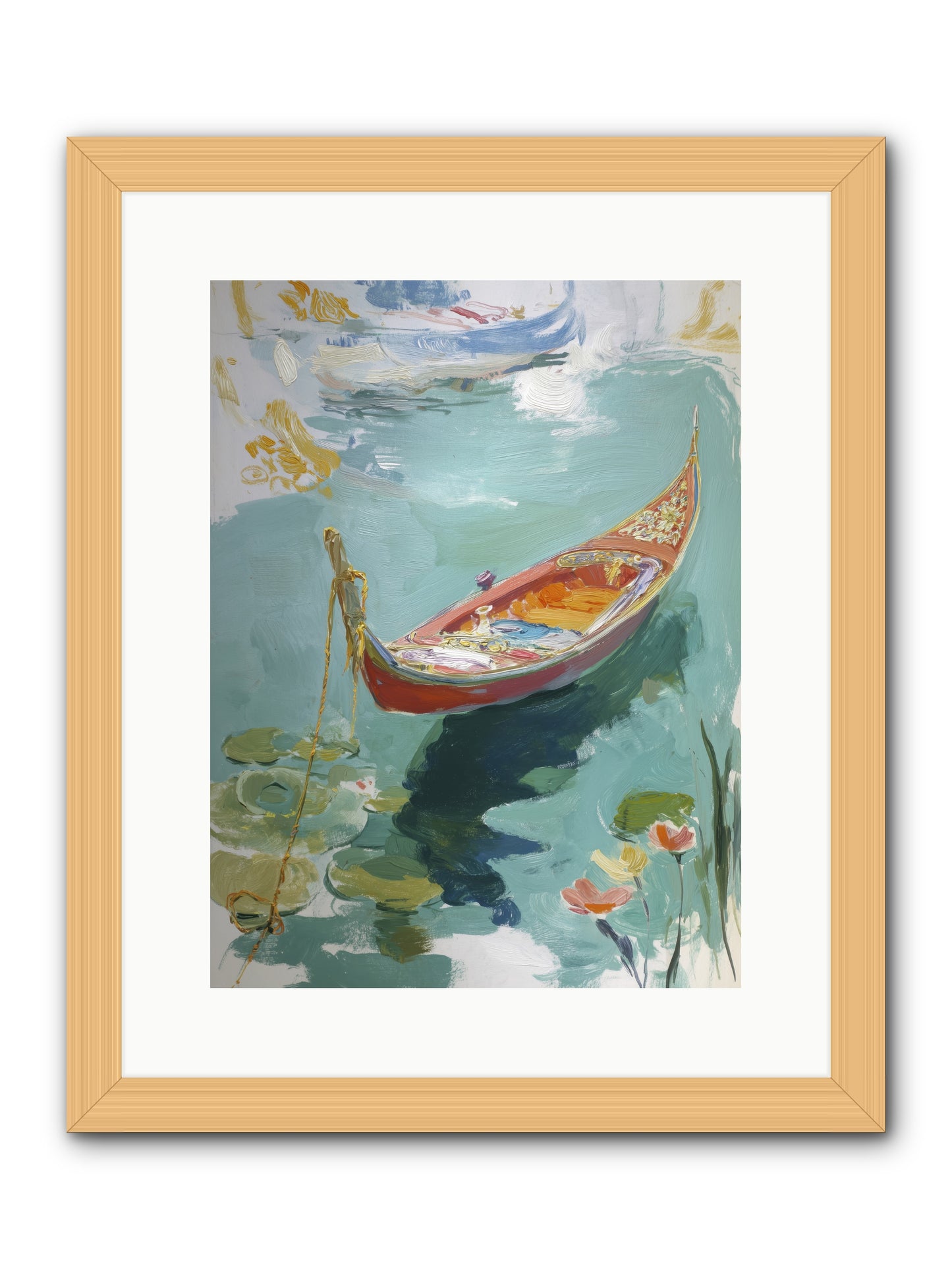 Waterway's Crown Jewel  -- Framed Print - Natural 12x16
