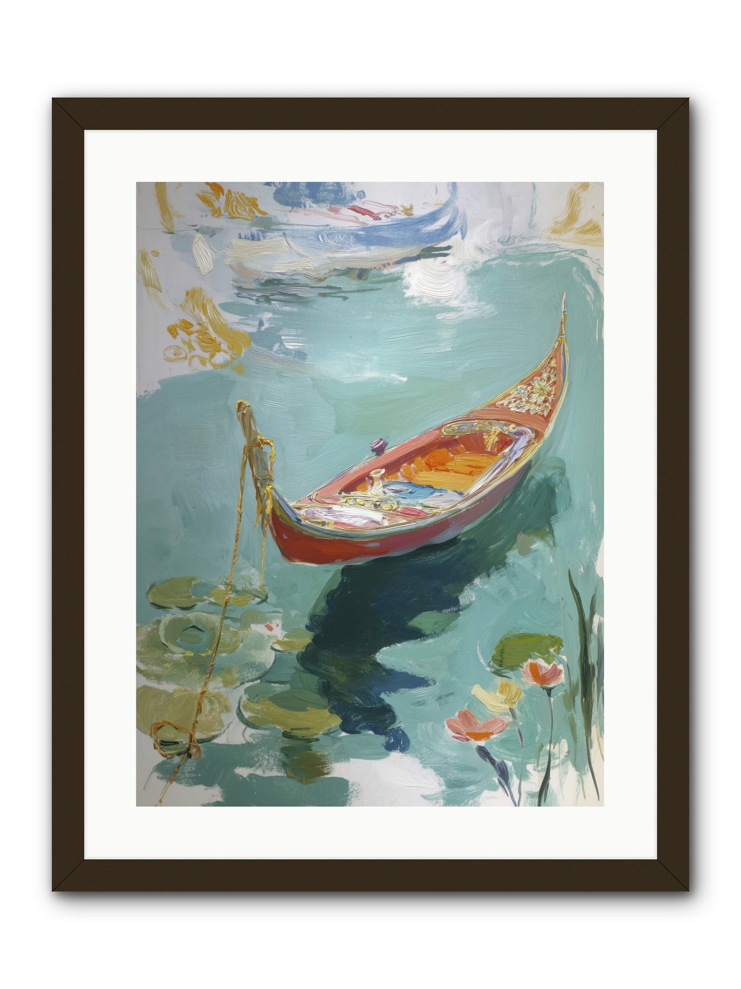 Waterway's Crown Jewel  -- Framed Print - Black 18x24