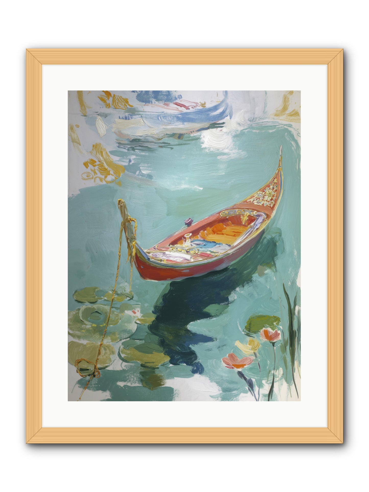 Waterway's Crown Jewel  -- Framed Print - Natural 18x24