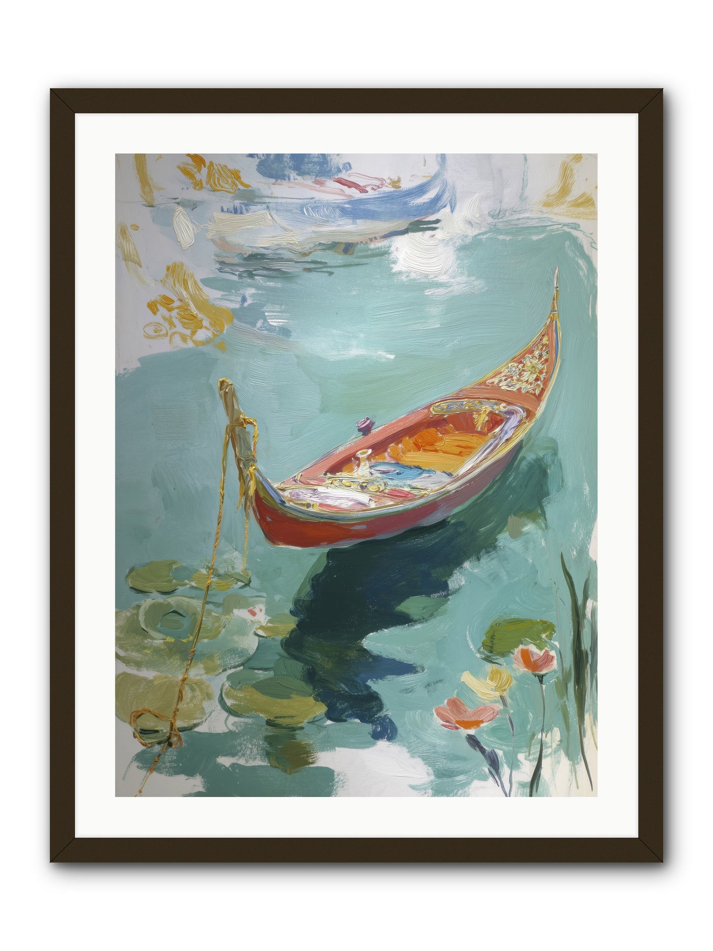Waterway's Crown Jewel  -- Framed Print - Black 24x32