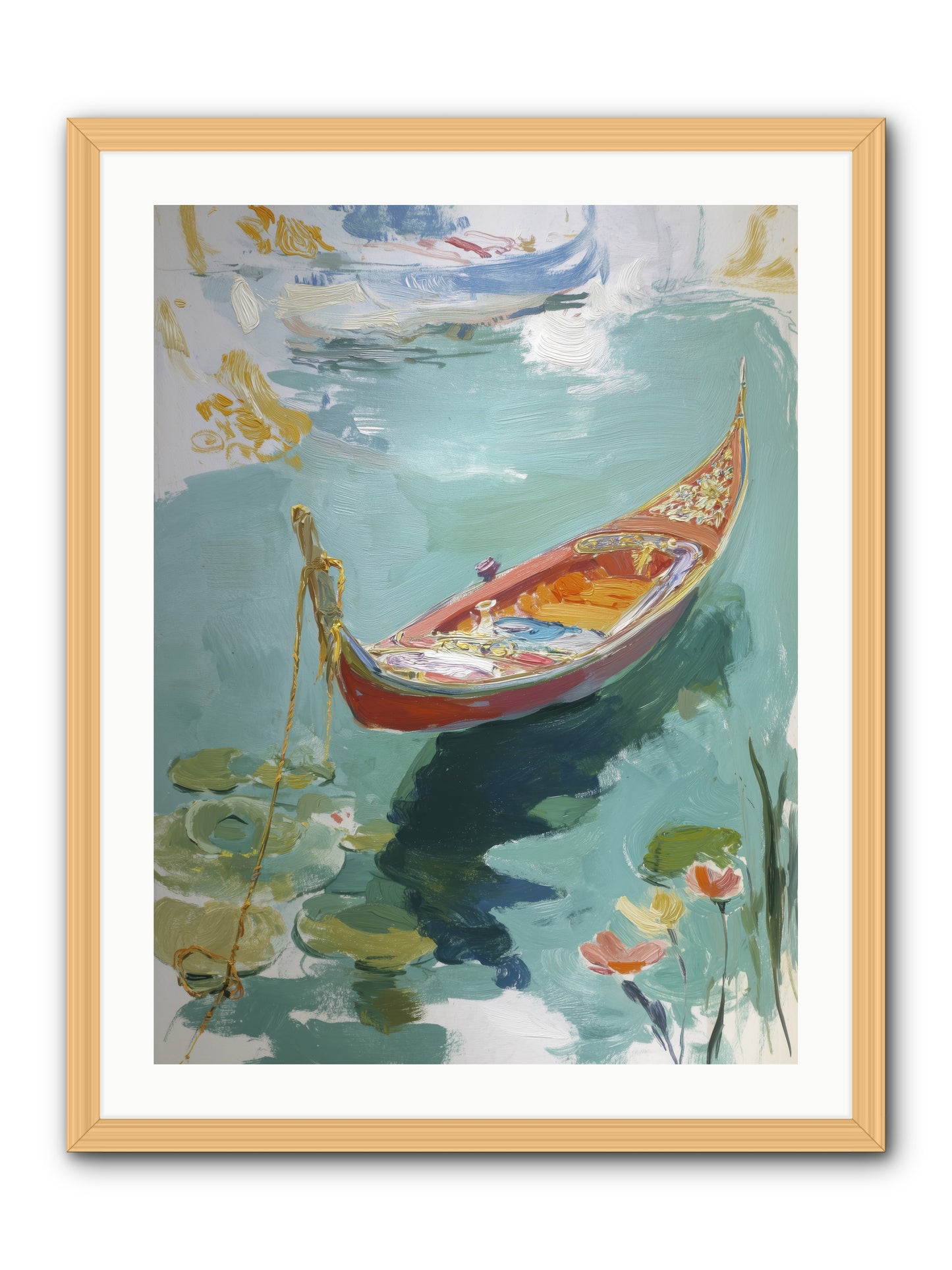 Waterway's Crown Jewel  -- Framed Print - Natural 24x32