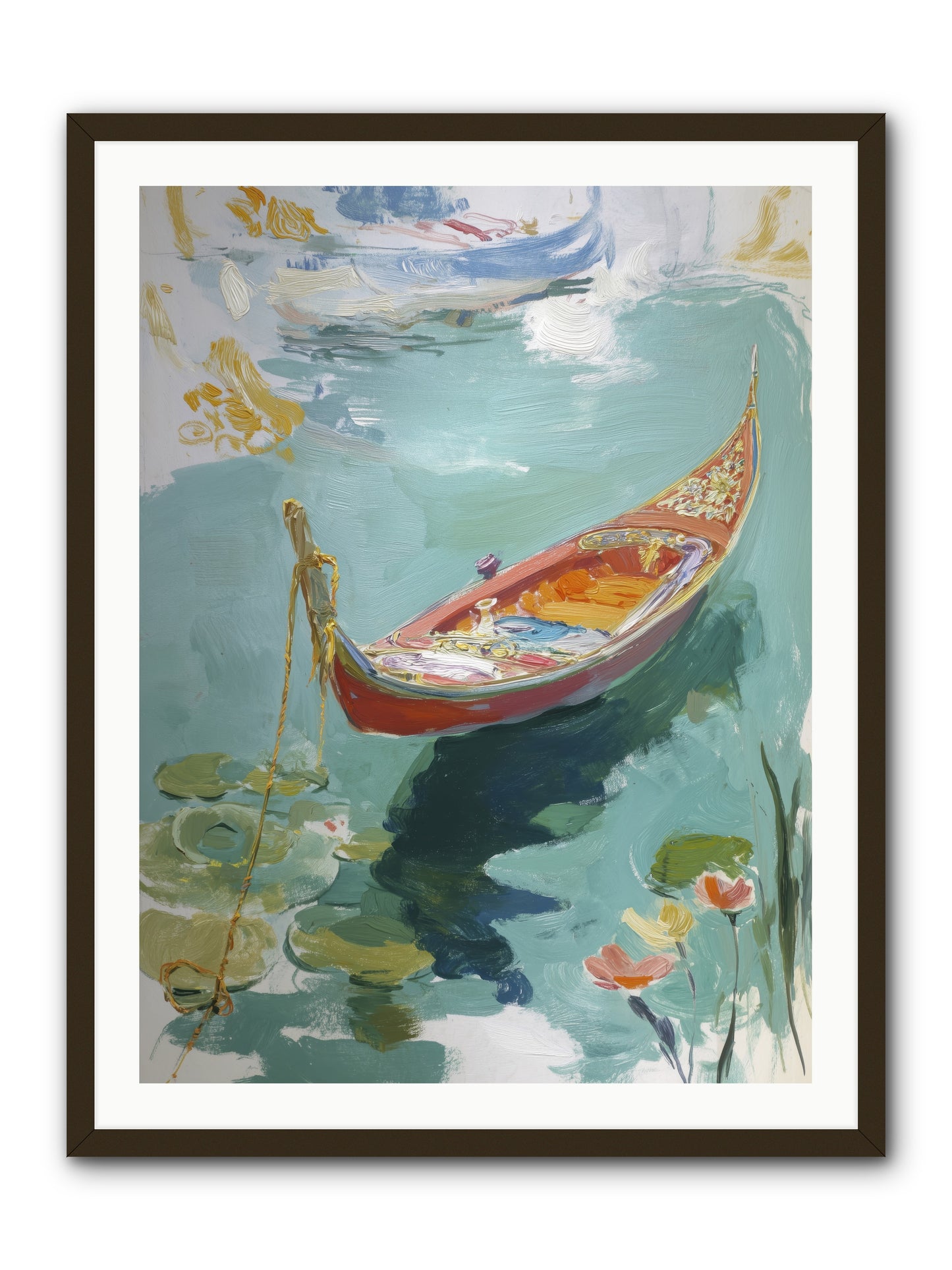 Waterway's Crown Jewel  -- Framed Print - Black 30x40
