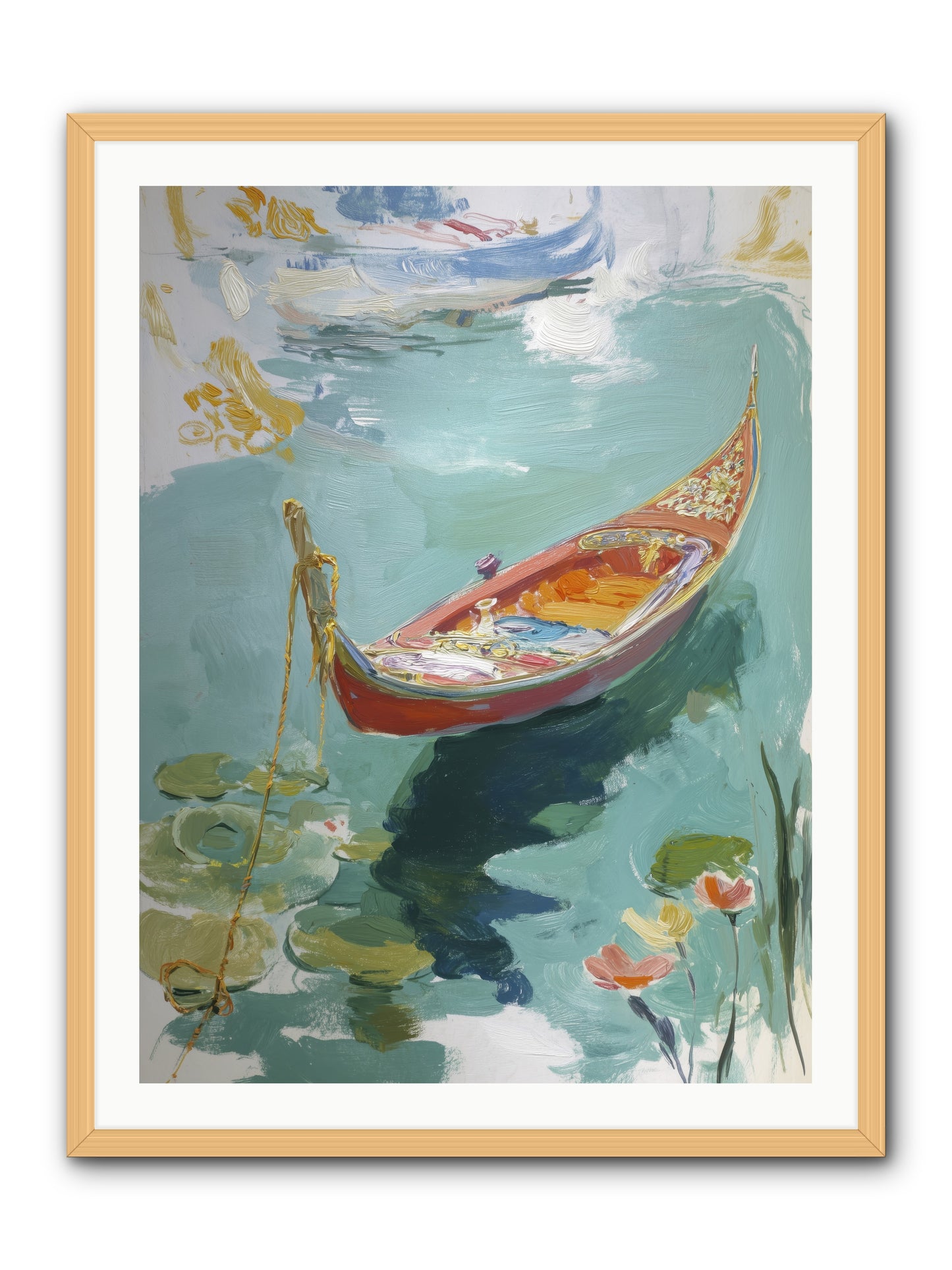 Waterway's Crown Jewel  -- Framed Print - Natural 30x40