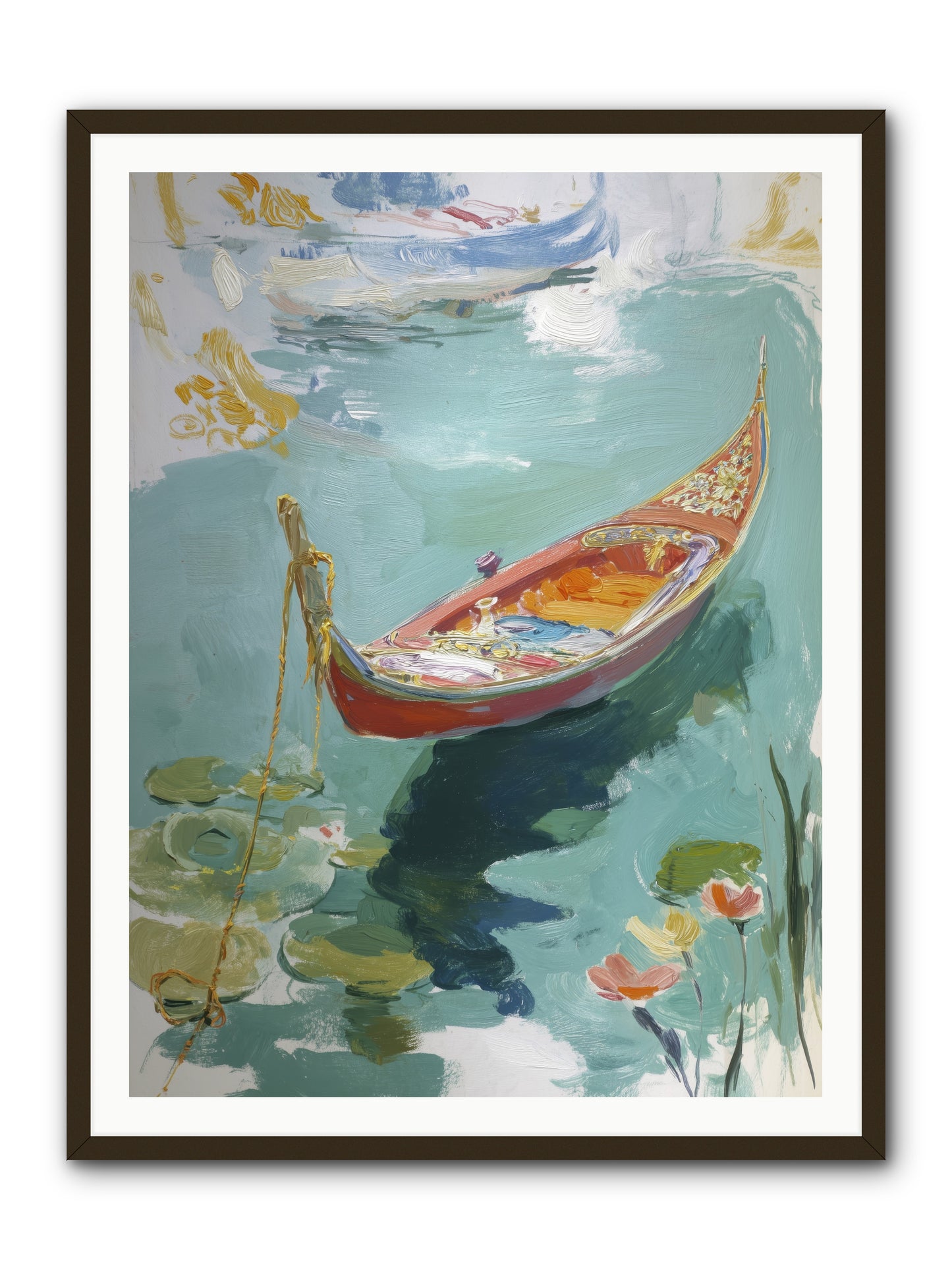 Waterway's Crown Jewel  -- Framed Print - Black 36x48