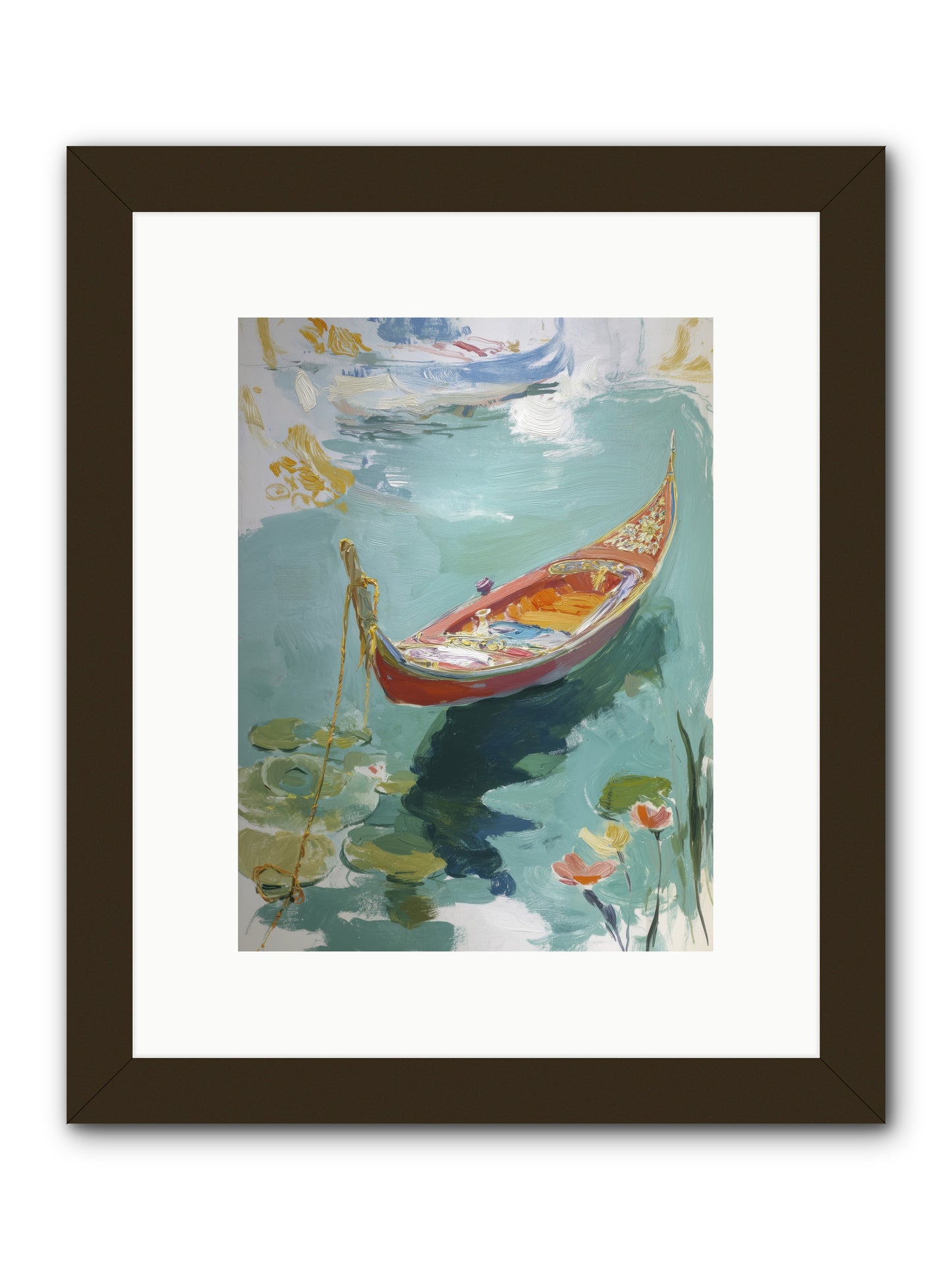 Waterway's Crown Jewel  -- Framed Print - Black 9x12