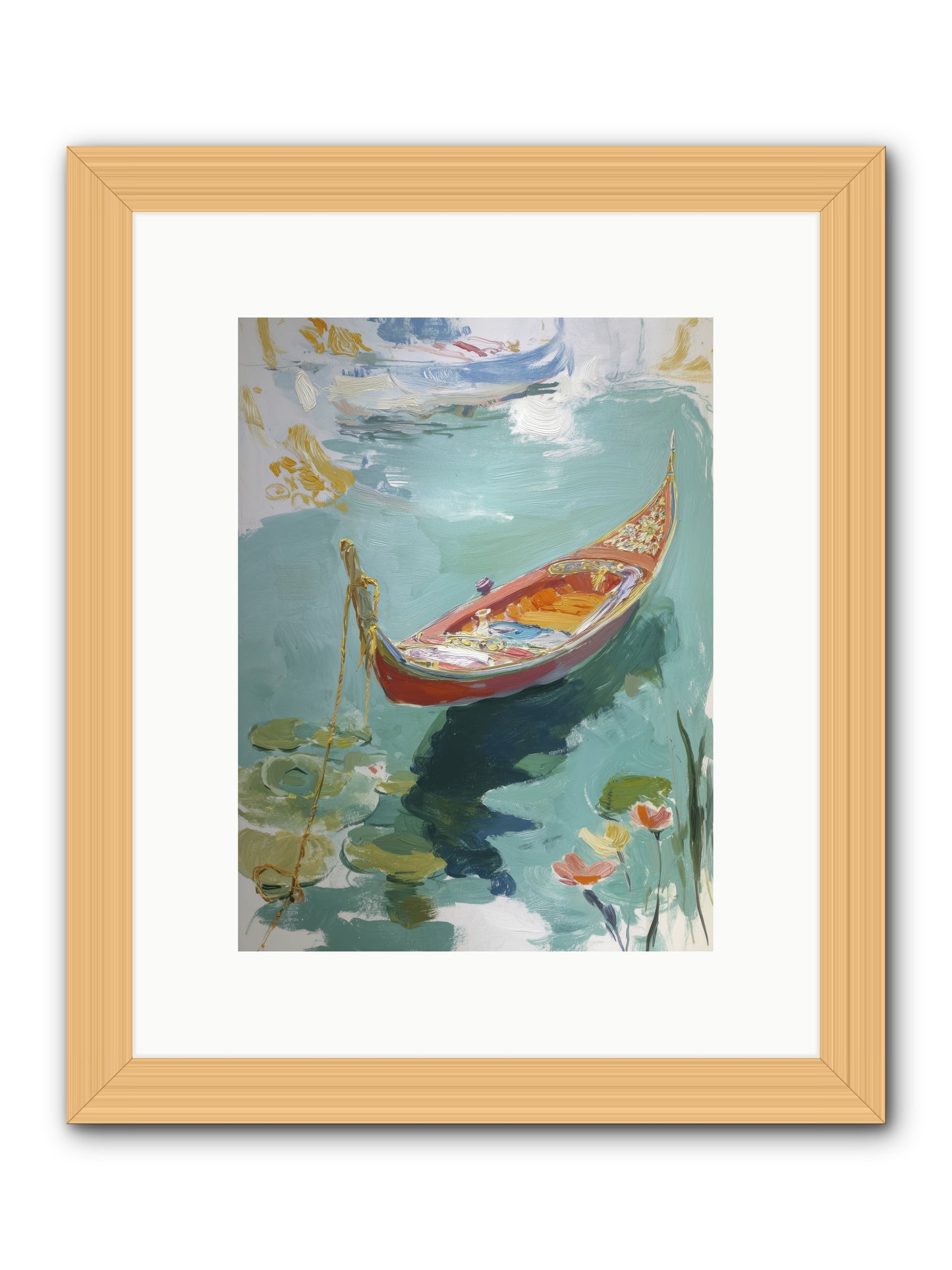 Waterway's Crown Jewel  -- Framed Print - Natural 9x12