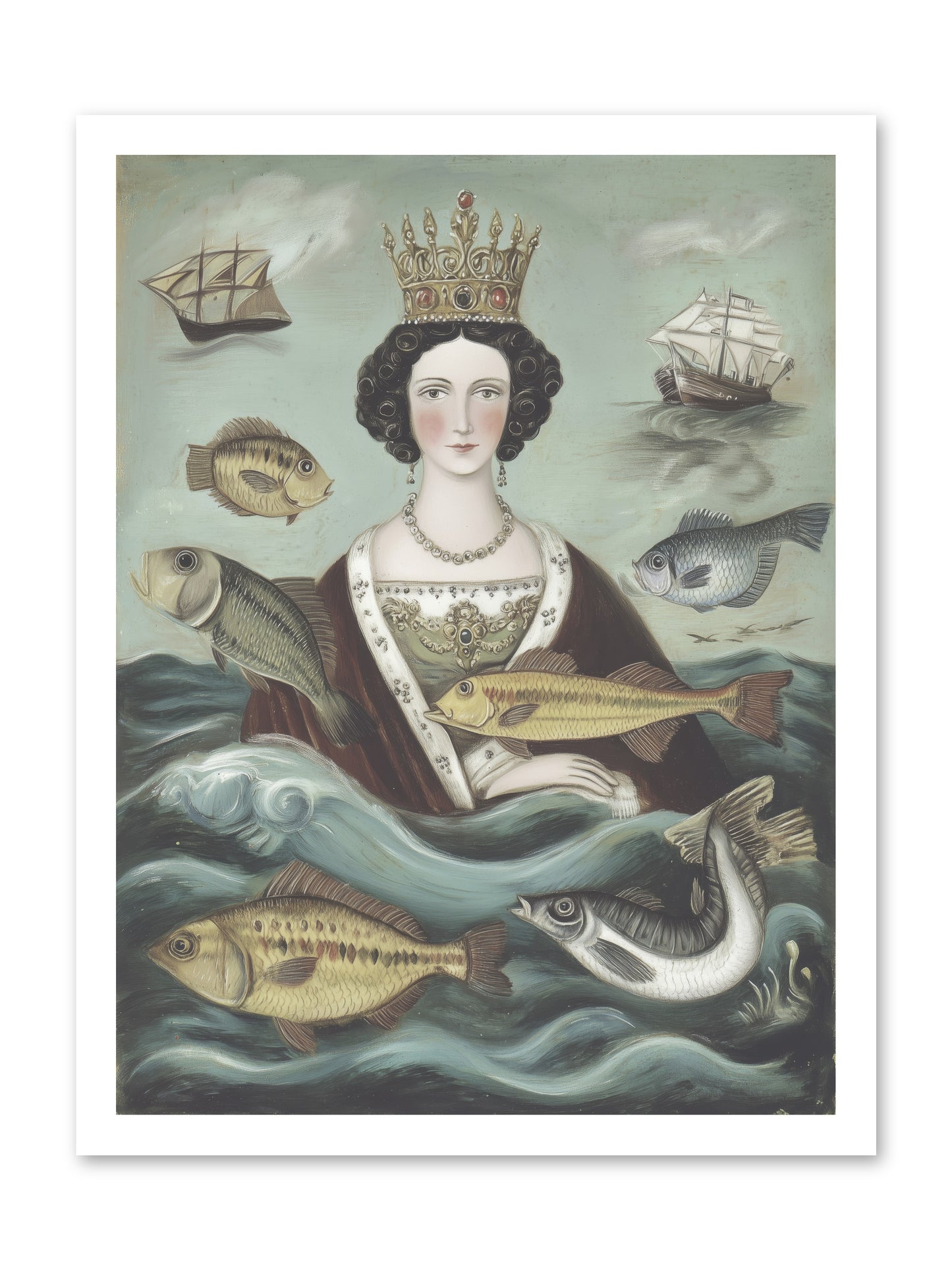 Wave Monarch -- Loose Canvas Print 18x24