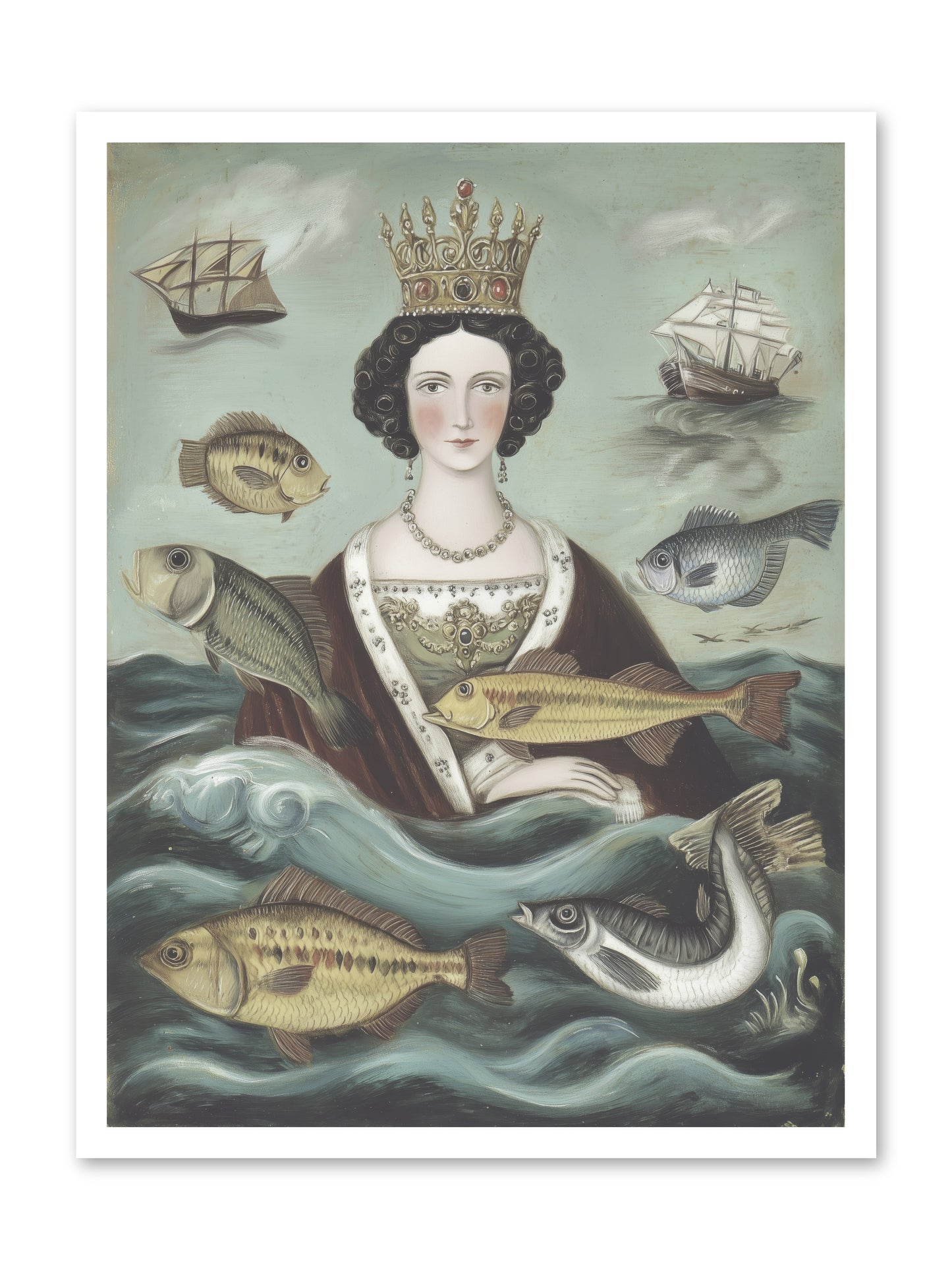 Wave Monarch -- Paper Print 24x32